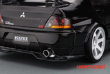 One Model 1:18 Mitsubishi Lancer Evolution IX Voltex with Carbon Bonnet in Black