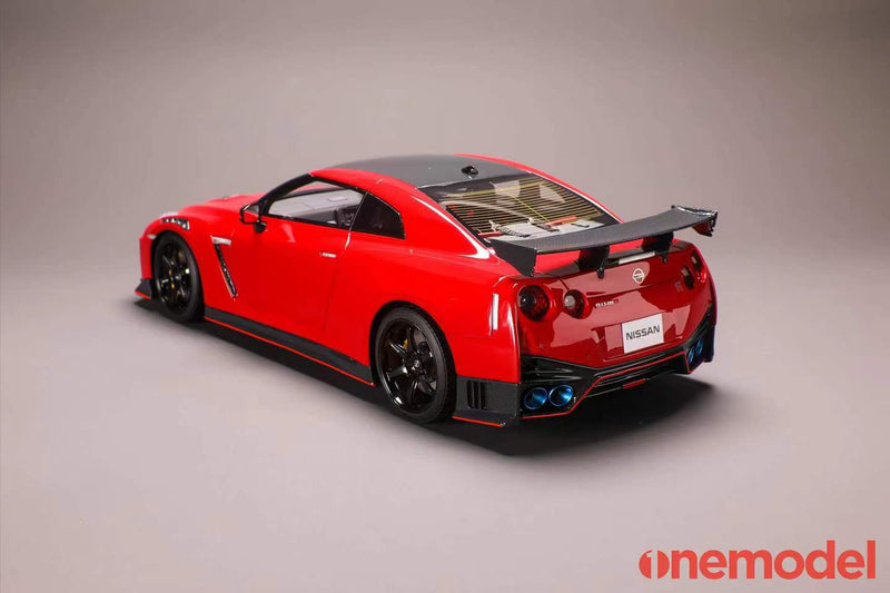 One Model 1:18 Nissan GT-R (R35) 2020 NISMO Edition in Solid Red