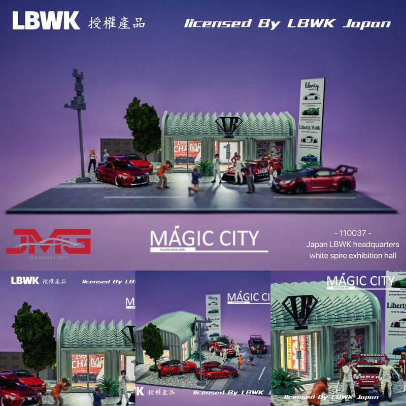 Magic City 1:64 Japan LBWK Headquarters White Spire Exhibition Hall