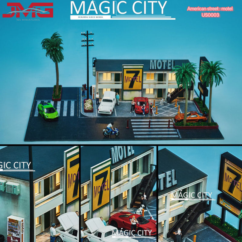 Magic City 1:64 American Street Style Motel