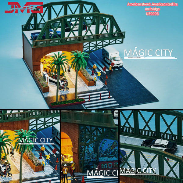 Magic City 1:64 American Street Style Steel Bridge