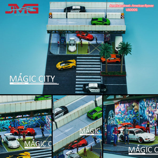 Magic City 1:64 American Street Style Overpass