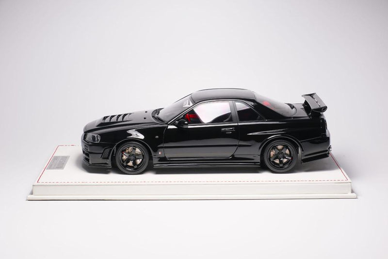 One Model 1:18 Nissan Skyline R34 Z-Tune in Black Pearl