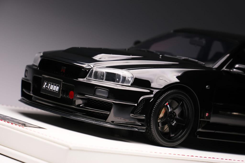 ワンモデル　1/18 日産GTR Nismo Z-tune ブラック One Model 1:18 Nissan Skyline R34 Z-Tune in Black Pearl – Model