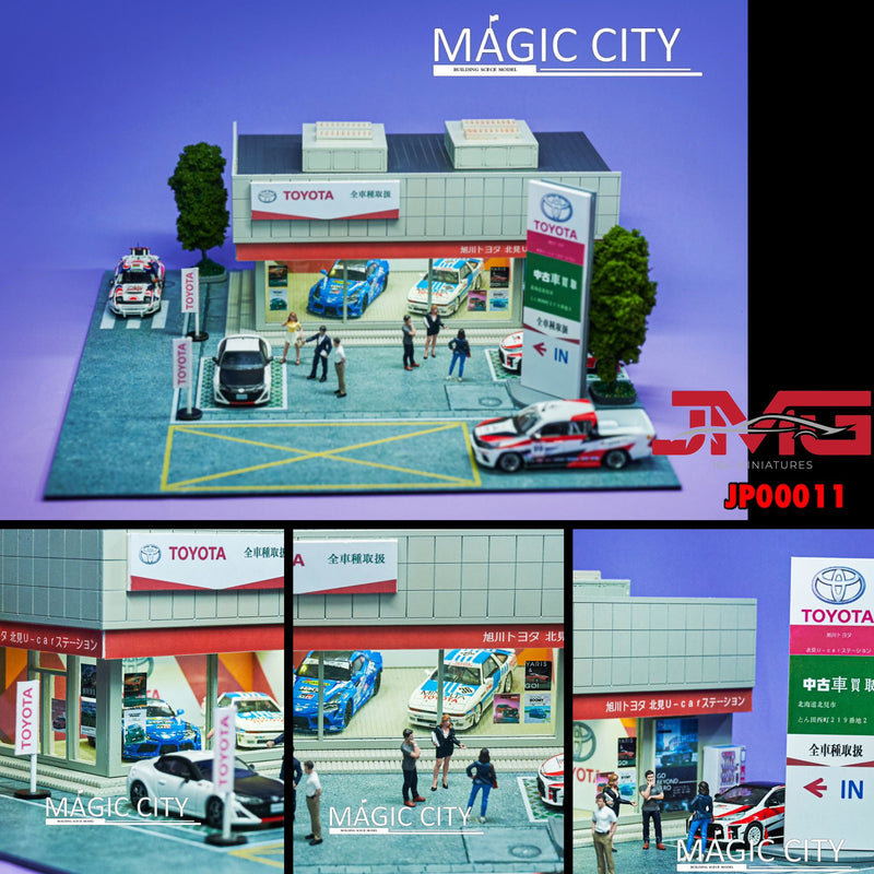 Magic City 1:64 Japanese Street View, Toyota Showroom