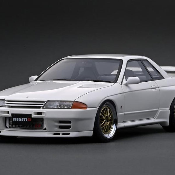 Ignition Model 1:18 Nissan Skyline GT-R NISMO R32 White with BBS Wheels