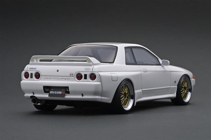 Ignition Model 1:18 Nissan Skyline GT-R NISMO R32 White with BBS Wheels