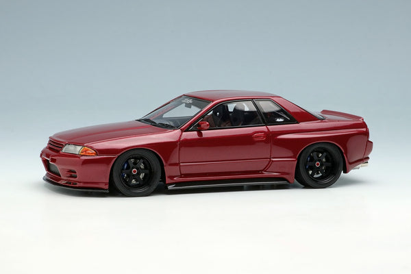 Make Up Co., Ltd / Eidolon 1:43 Nissan Skyline GT-R RB30 Garage Active Kai Concept in Carbon Red