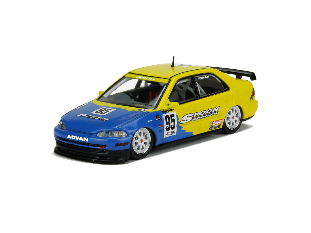 INNO Models 1:64 Honda Civic EG9 FERIO #95 “SPOON SPORTS” – Model