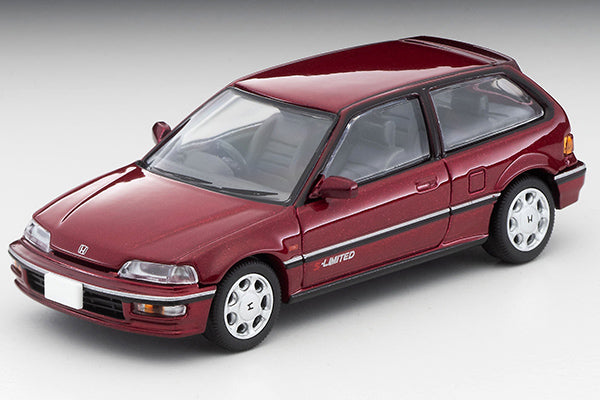 Tomytec 1:64 Honda Civic EF 25X / S Limited in Red Metallic
