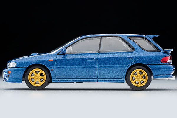 Tomytec 1:64 Subaru Impreza Pure Sport Wagon WRX STi Ver. VI Limited 1999 in Blue