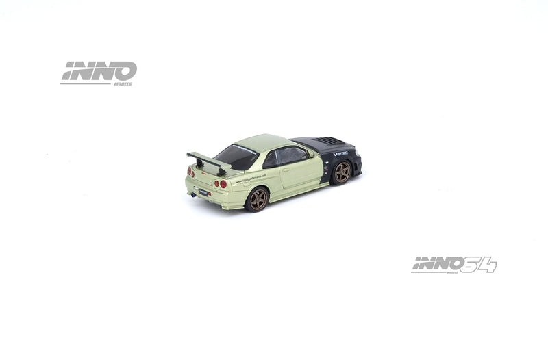 INNO64 1:64 Nissan Skyline GT-R (R34) M-SPEC NUR Tuned by NISMO Omori Factory
