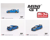 MINIGT 1:64 Nissan Skyline GT-R (R34) Top Secret in Bayside Blue