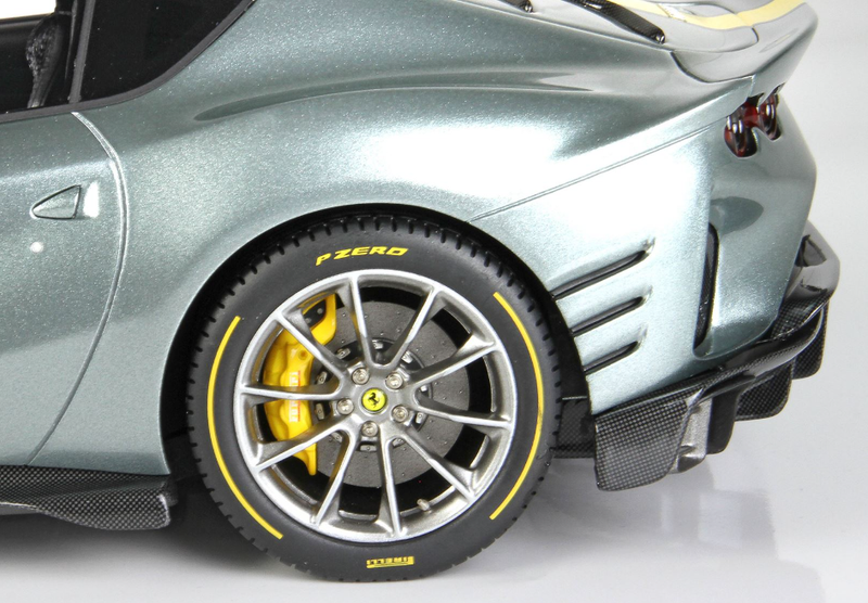 BBR Models 1:18 Ferrari 812 Competizione 2021 in Grey Coburn