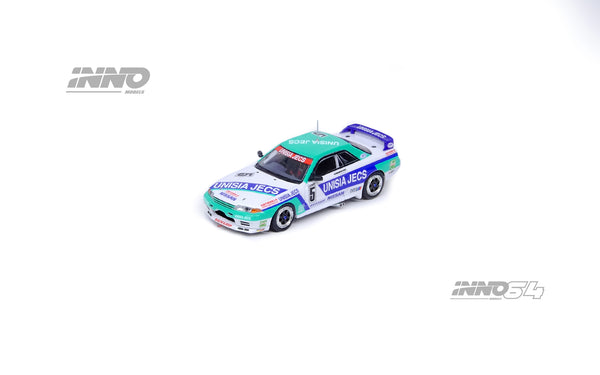 INNO Models 1:64 Nissan Skyling GTS-R (R32) #5 "UNISIA JECS"  Macau Guia Race 1992 - Masahiro Hasemi