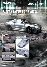 INNO64 1:64 Nissan Skyline GT-R (R34) Omori Factory "CLUBMAN RACE SPEC" (CRS)