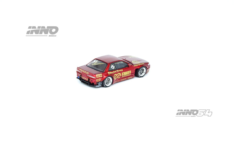 INNO64 1:64 Nissan S13 Silvia Pandem Rocket Bunny Edition in Red Metallic