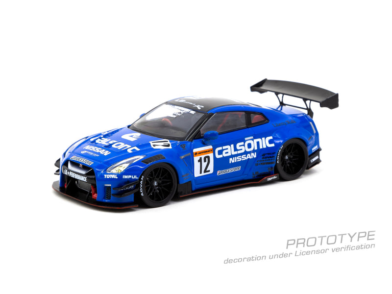 *PREORDER* Tarmac Works 1:43 Nissan GT-R LB-WORKS R35 Type 2, Calsonic Edition