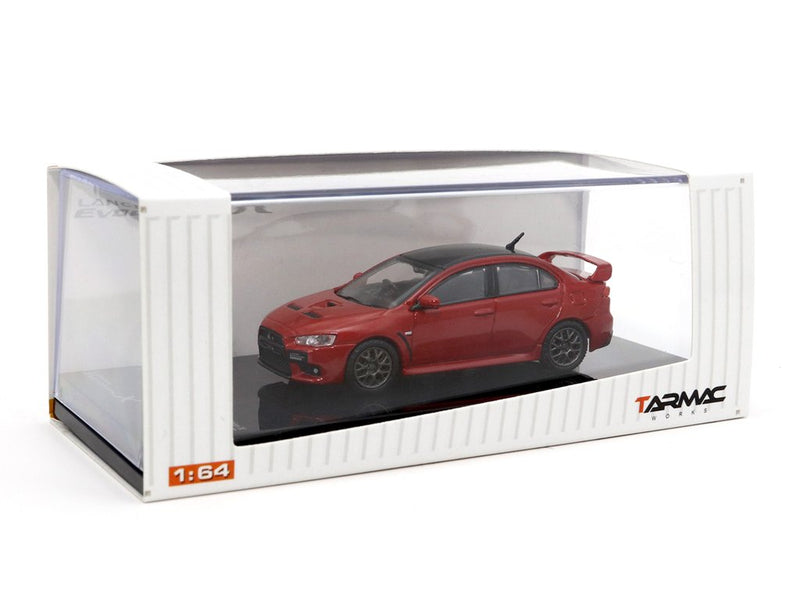 Tarmac Works 1:64 Mitsubishi Lancer EVO X Final Edition Rally Red