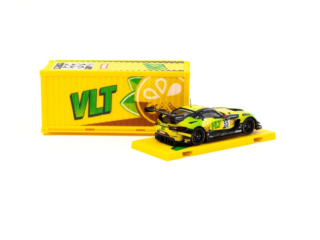 Tarmac Works 1:64 Mercedes-AMG GT3 GT World Challenge Asia ESPORTS Championship 2020 #55 with Container & Oil Can