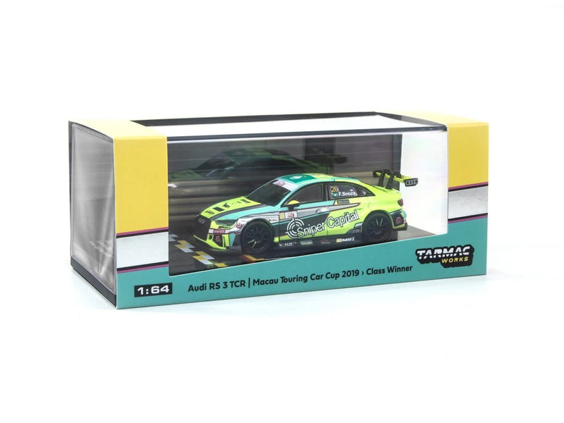 Tarmac Works 1:64 Audi RS3 TCR Macau Touring Car Cup 2019