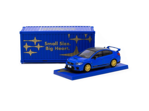 Subaru WRX STi EJ20 Final Edition Blue with Container