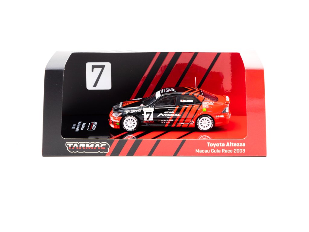 Tarmac Works 1:64 Toyota Altezza Macau Guia Race 2003 #7