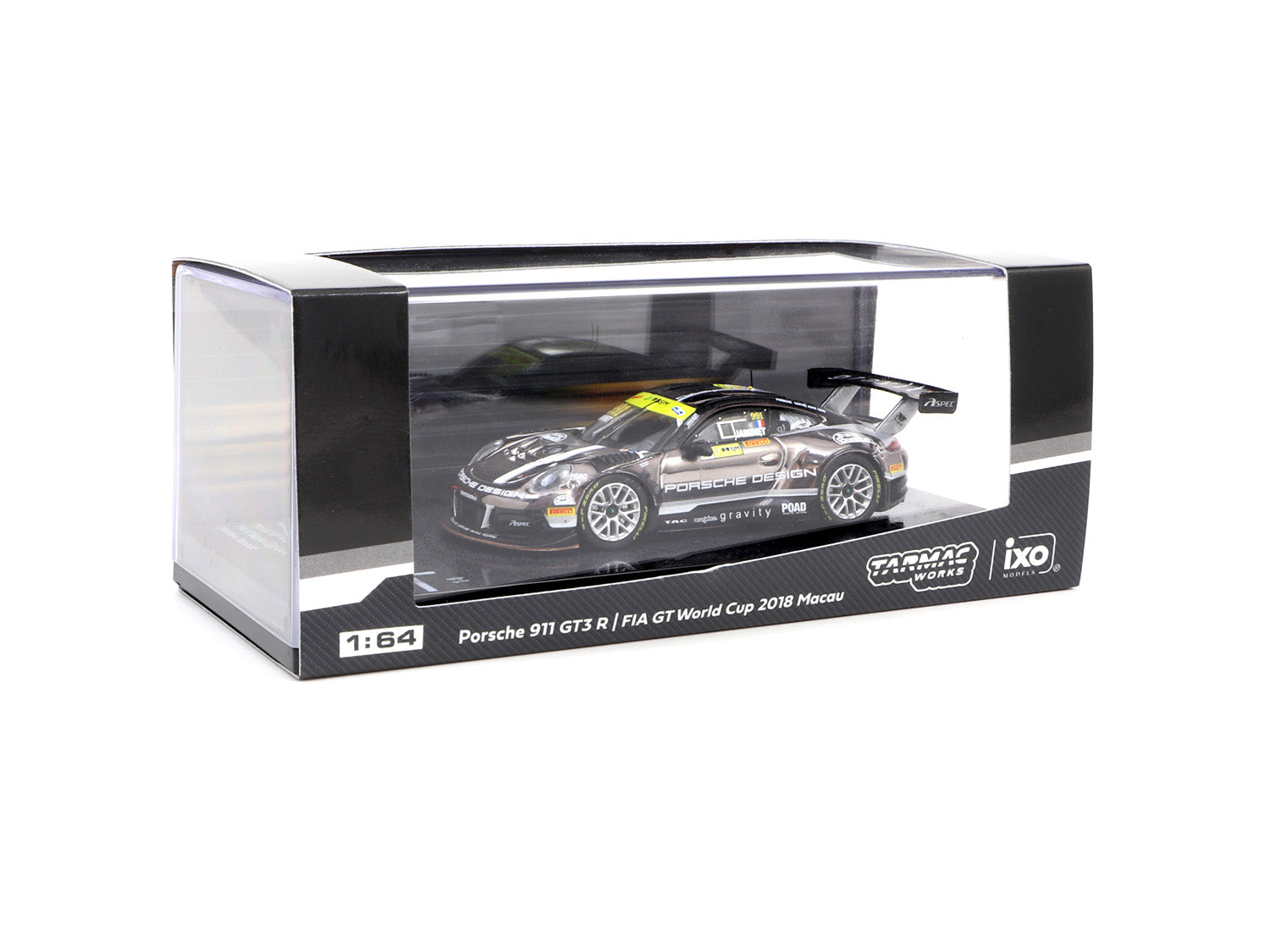 Tarmac Works 1:64 Porsche 911 GT3 R Macau GT Cup FIA GT World Cup