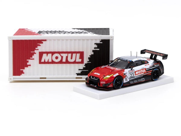 Tarmac Works 1:64 Nissan GT-R NISMO GT3 VLN 2017 #23 with Container Michael Krumm / Tom Coronel