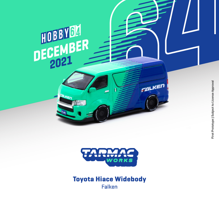 Tarmac Works 1:64 Toyota Hiace Widebody Falken Edition