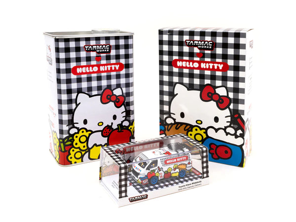 Tarmac Works 1:64 Toyota Hiace Widebody, Tarmac Works X Hello Kitty Capsule Delivery Van