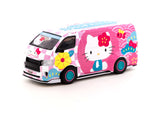 Tarmac Works 1:64 Toyota Hiace Widebody Hello Kitty Capsule Summer Festival