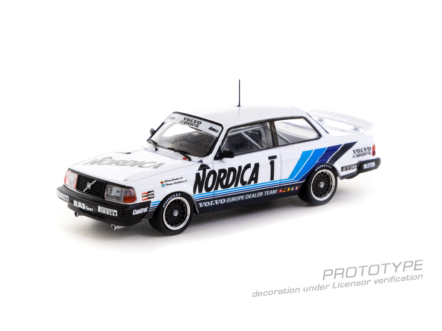 Tarmac Works 1:64 Volvo 240 Turbo, ETCC Zolder 1986 Winner, Johnny