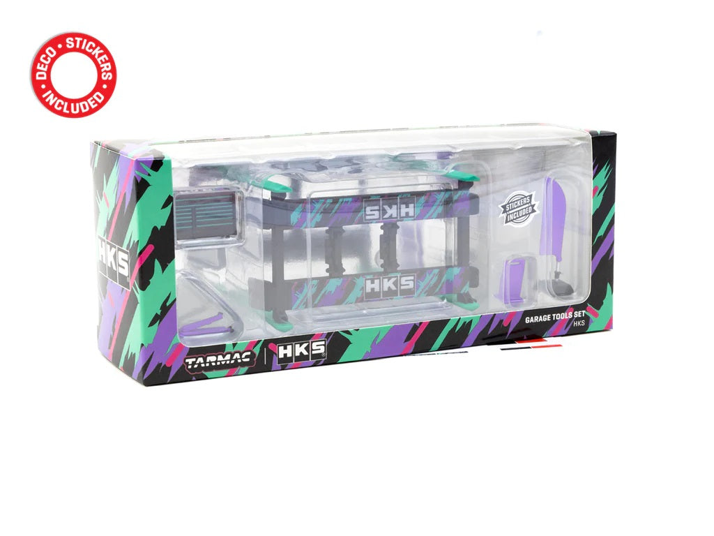 Tarmac Works 1:64 Accessories Garage Tools Set HKS | Collectable
