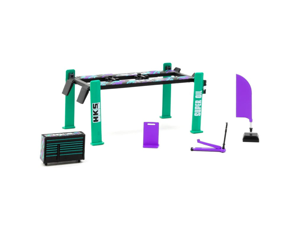 Tarmac Works 1:64 Accessories Garage Tools Set HKS