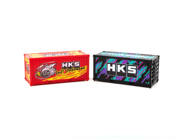 Tarmac Works 1:64 Two Container Set HKS Edition