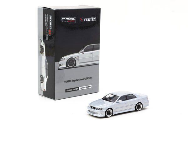 Tarmac Works 1:64 Toyota Chaser (JZX100) in Silver Metallic Special Edition