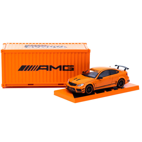 Tarmac Works 1:64 Mercedes-Benz C63 AMG Coupé Black Series Orange with