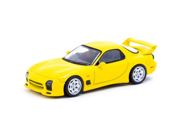 Tarmac Works 1:64 Mazda RX-7 (FD3S) Mazdaspeed A-Spec Competition Yellow Mica