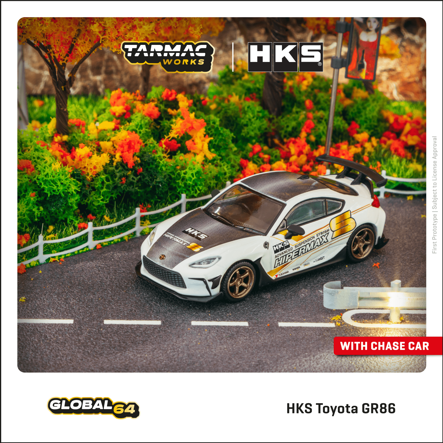 Tarmac Works 1:64 Toyota Supra (JZA80) GT #37 BPR Zhuhai 1995, P Tarmac Works 1:64 Toyota Supra (JZA80) GT #37 BPR Zhuhai 1995, P