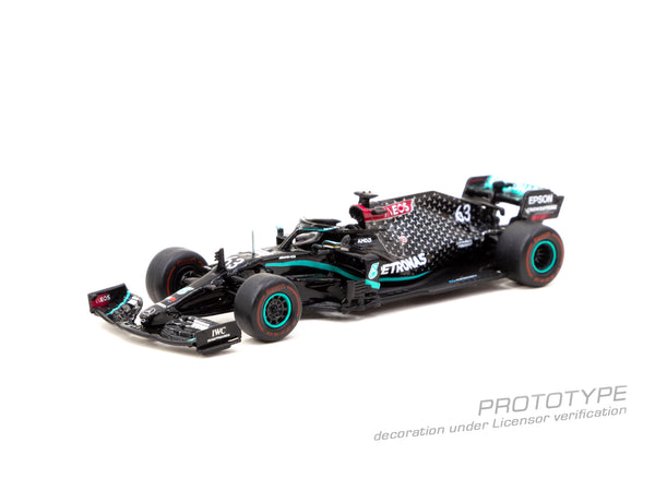 Tarmac Works 1:64 Mercedes-AMG F1 W11 EQ Performance, Sakhir Grand Prix 2020, George Russell