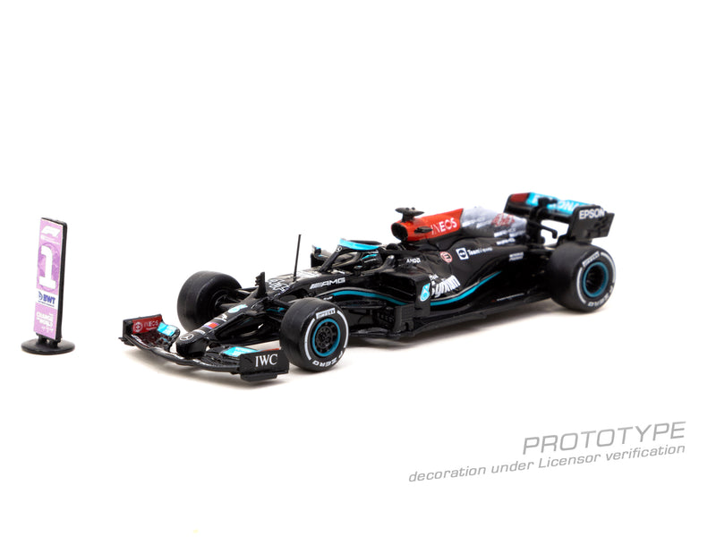 Tarmac Works 1:64 Mercedes-AMG F1 W12 E Performance São Paulo Grand Prix 2021 Winner Lewis Hamilton