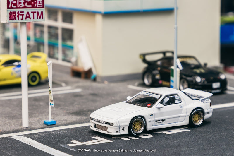 Tarmac Works 1:64 Mazda (FC3S) RX-7 PANDEM in White