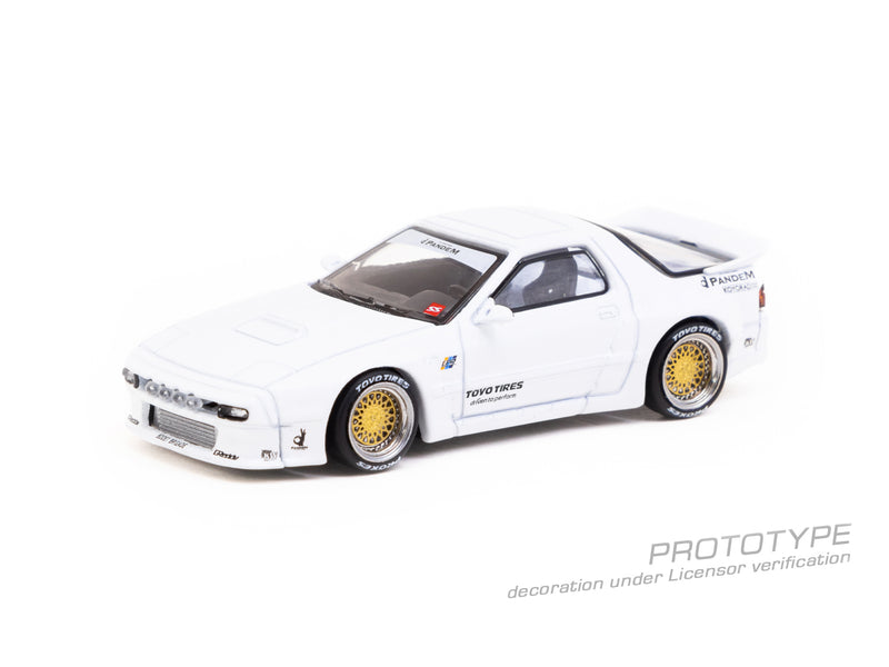 Tarmac Works 1:64 Mazda (FC3S) RX-7 PANDEM in White