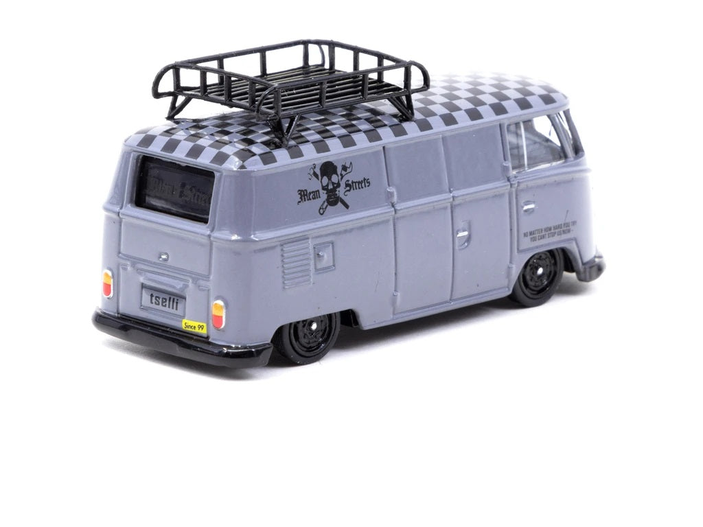 Schuco x Tarmac Works 1/64 Volkswagen T1 Panel Van - Mean Streets