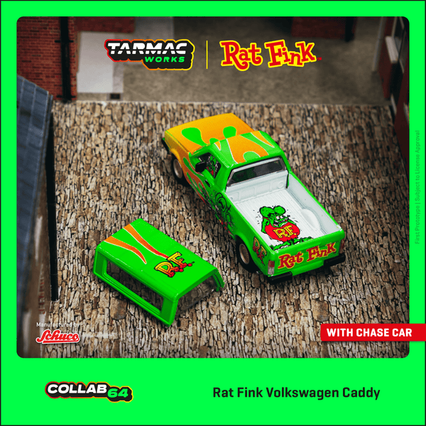 Tarmac Works 1:64 Volkswagen Caddy, Rat Fink