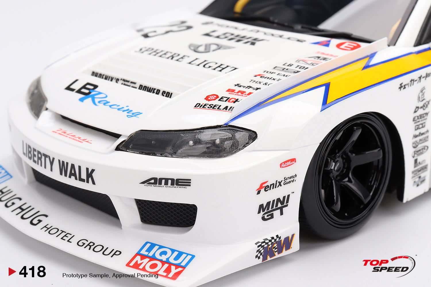 TopSpeed Models 1:18 Nissan Silvia (S15) LBWK Super