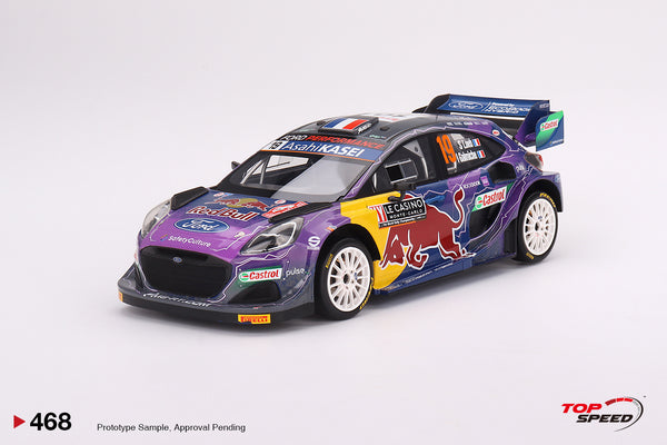 *PREORDER* TopSpeed Models 1:18 Ford Puma Rally1 #19 M-Sport Ford WRT  2022 Rally MonteCarlo Winner