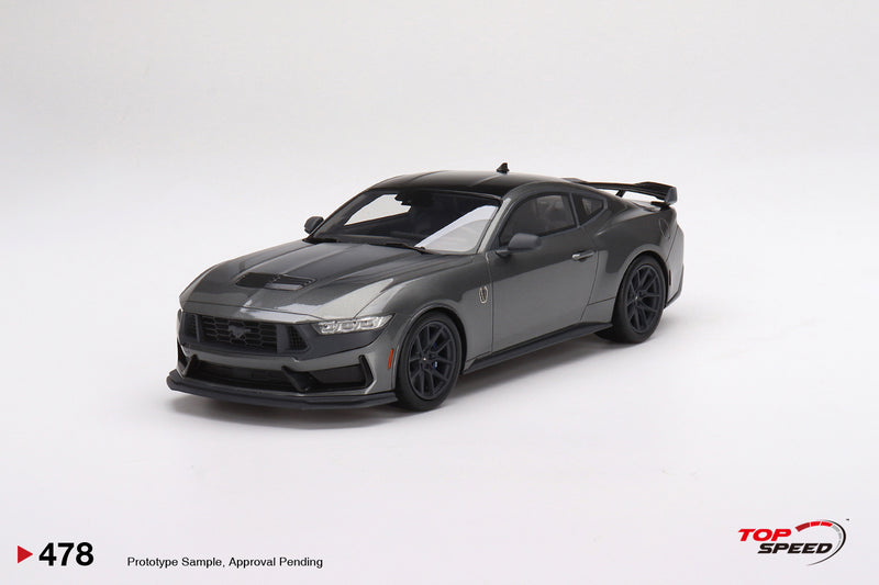 *PREORDER* TopSpeed Models 1:18 Ford Mustang Dark Horse 2024 Carbonized Gray