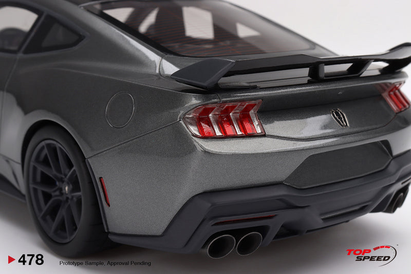 *PREORDER* TopSpeed Models 1:18 Ford Mustang Dark Horse 2024 Carbonized Gray